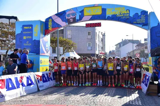 Maria Vinagre e Bernardo Rocha dominam Meia Maratona de Ovar
